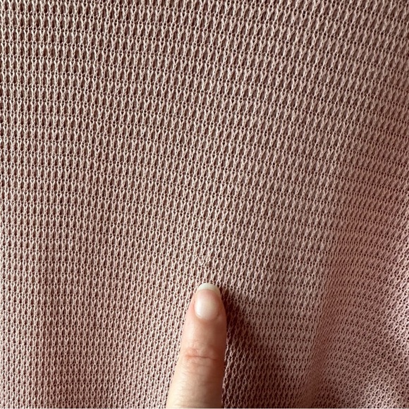 Streetwear Society Dolman Sleeves Long Sleeve Top Peach Pink Knit - Large - Picture 14 of 17